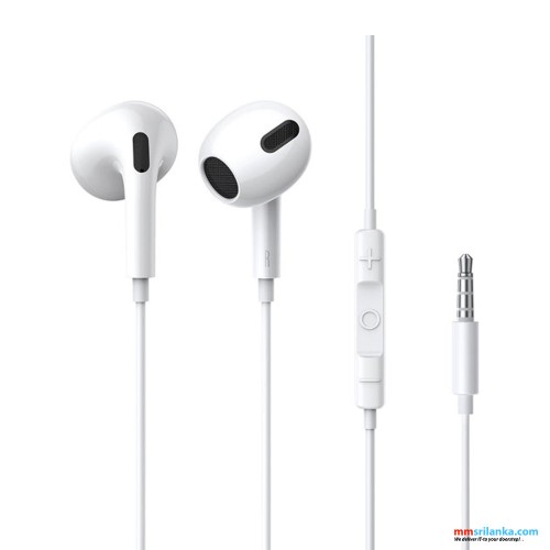 Baseus Encok 3.5mm lateral in-ear Wired Earphone H17 White